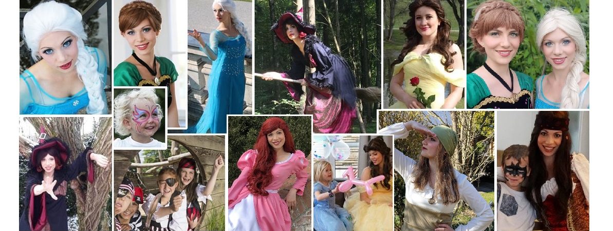 Mottoparty mit Live- Besuch: Prinzessin, Hexe, Pirat
